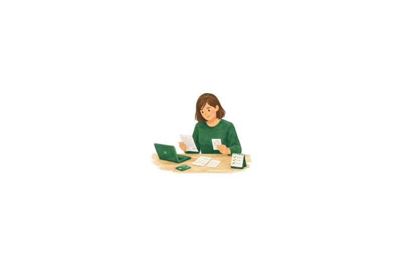 Vendors, expenses, and follow-through illustration
