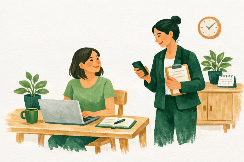 Aurora illustration for Executive Assistant and Chief of Staff: How the Roles Work Together