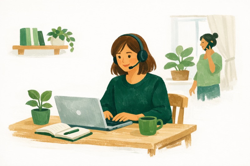 Aurora illustration for Executive Assistant for Executive Parents